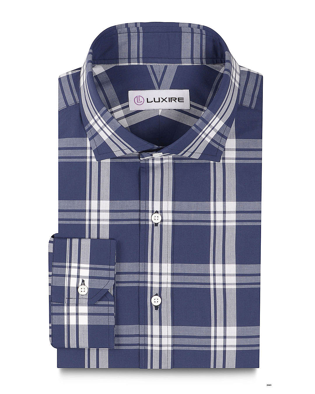 Navy Grey Casual Checks - 1