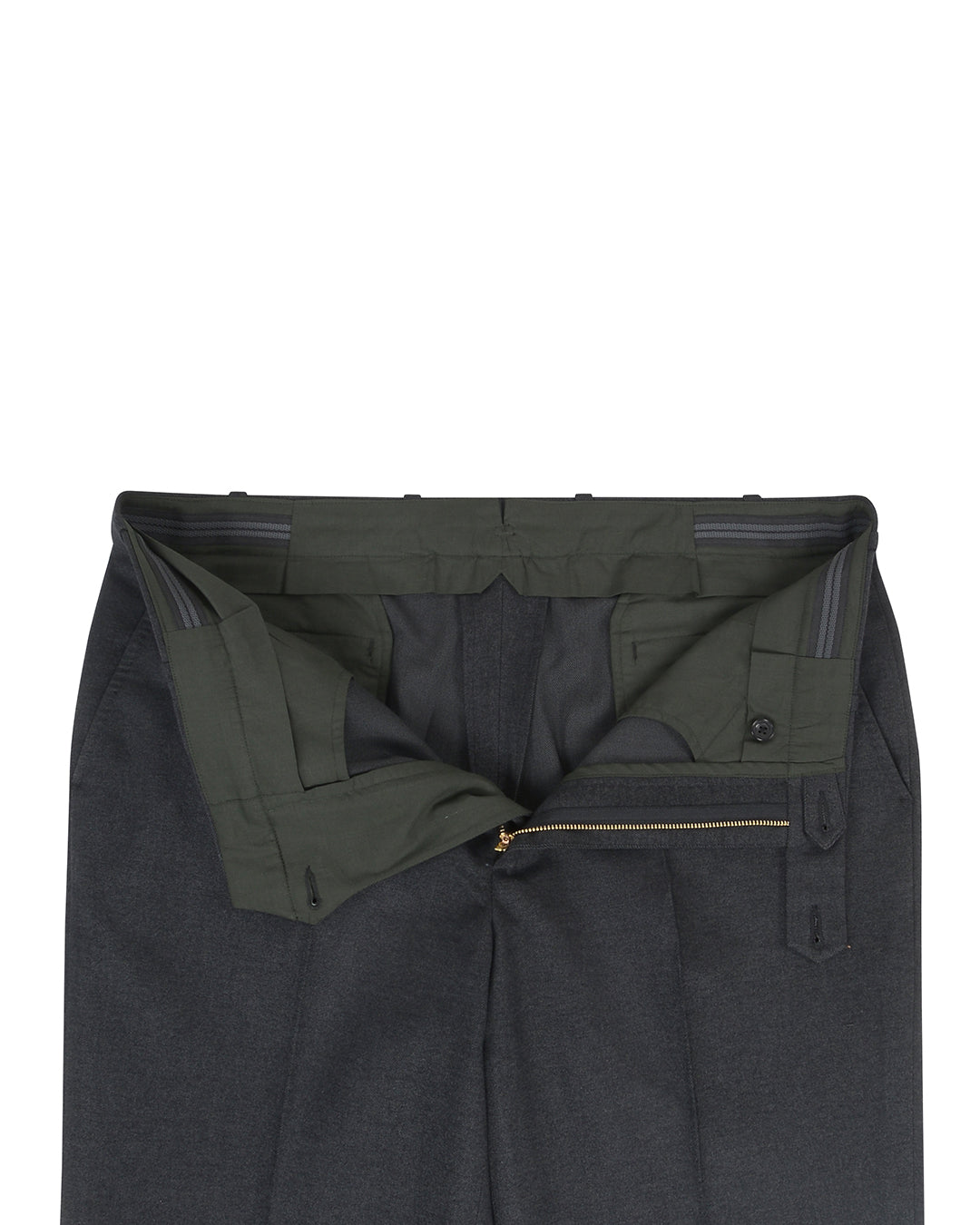 Midnight Grey Cotton Gabardine Twill - 3