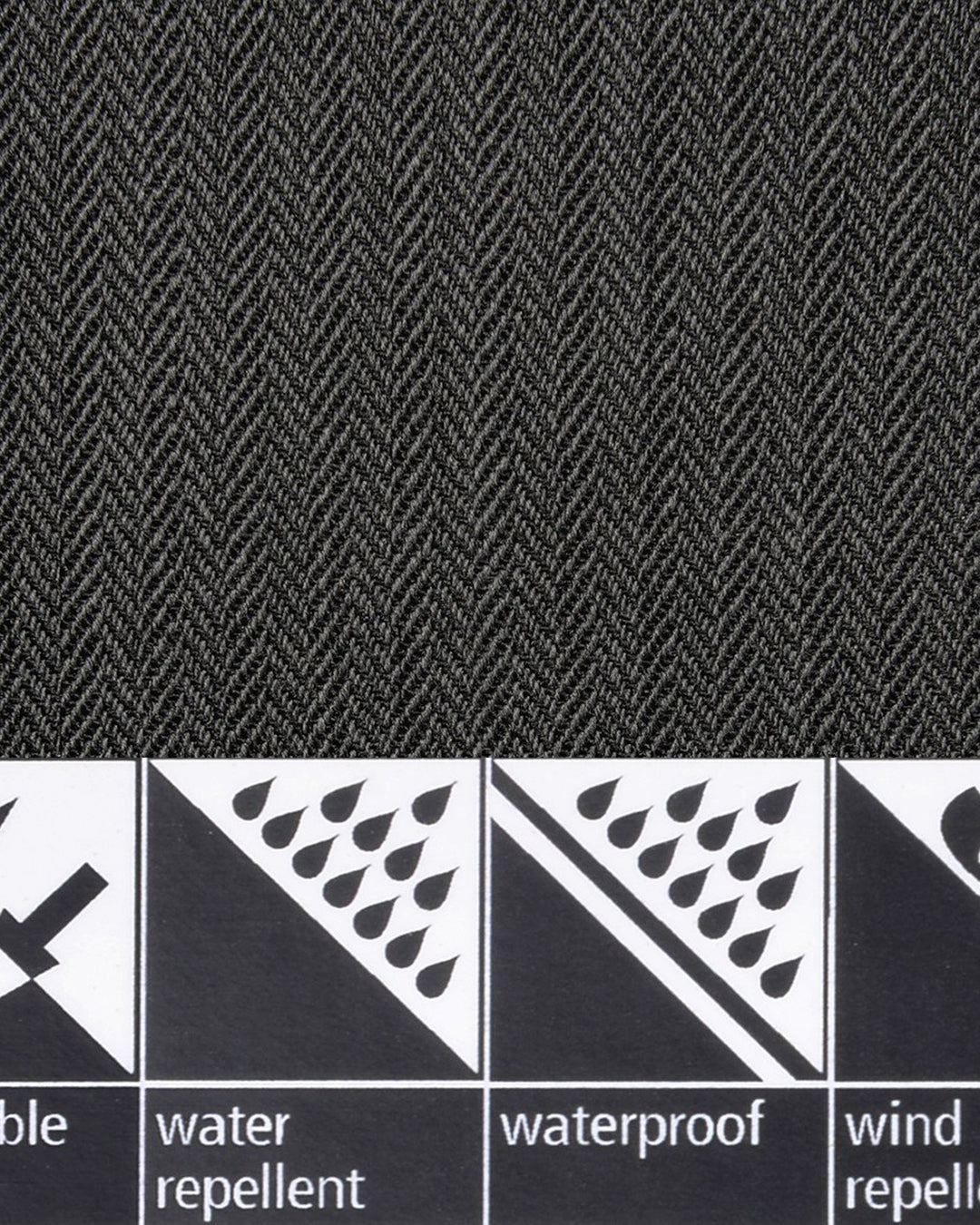 Performance Chino: Grey Herringbone - 8