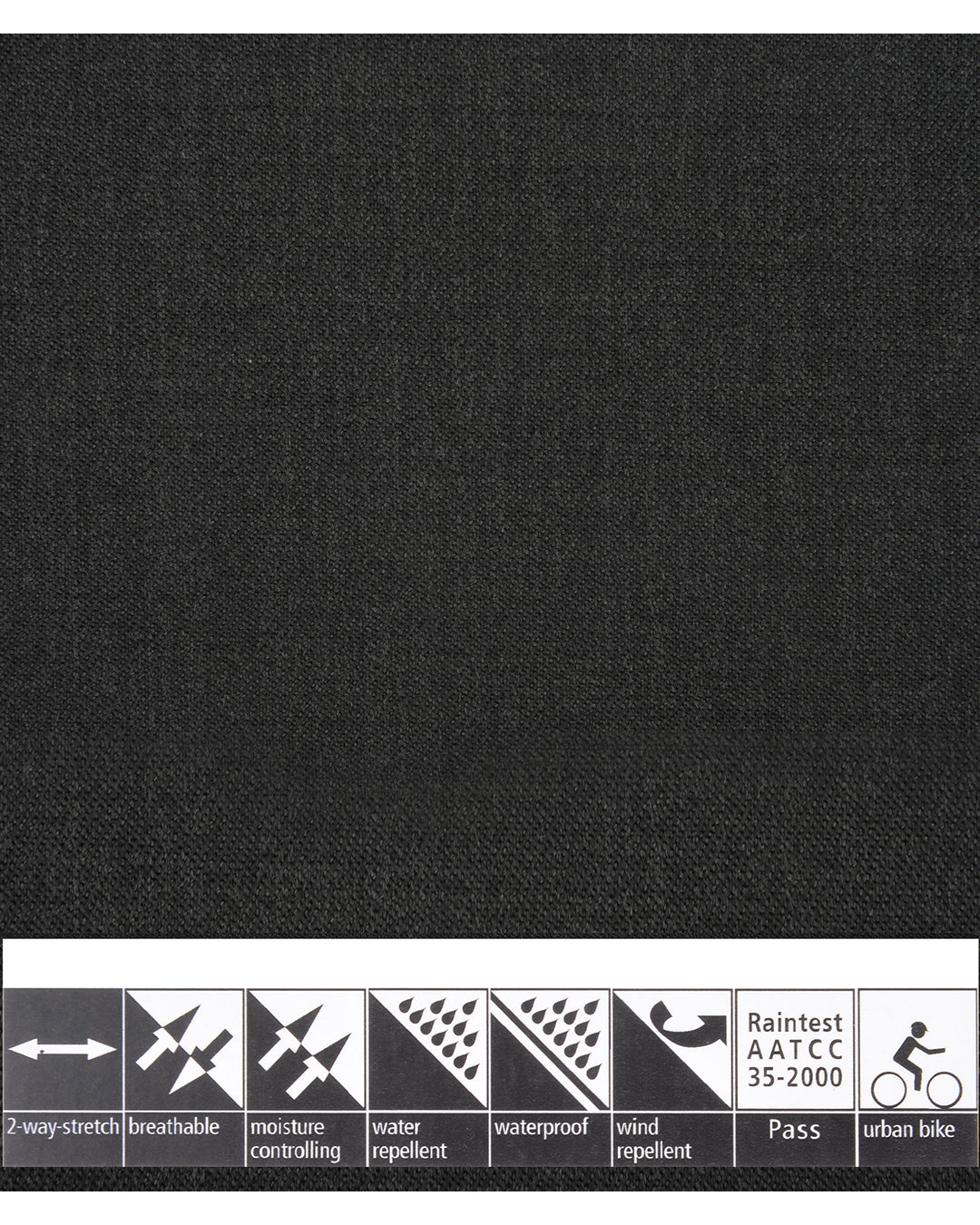 Performance Merino: Charcoal Grey Twill - 3