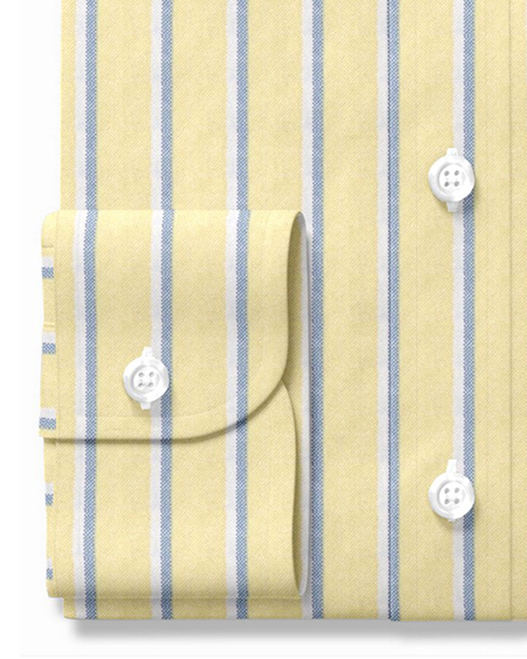 Oxford: Pale-yellow, Navy, White, Stripes - 3