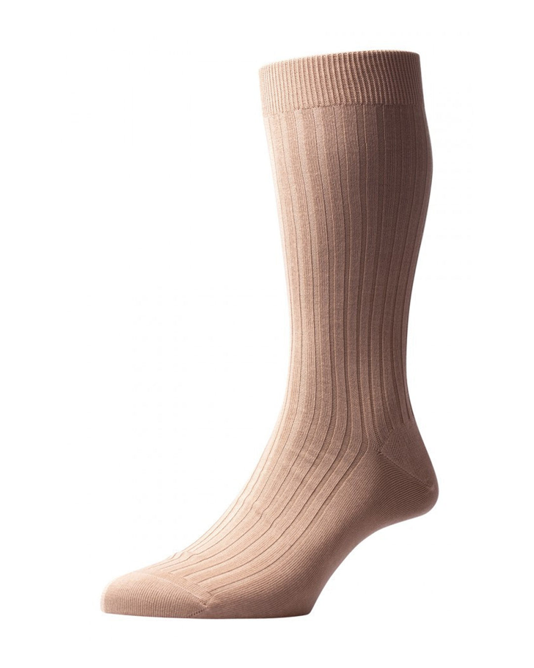Pantherella Danvers Cotton Rib - Khaki - 1