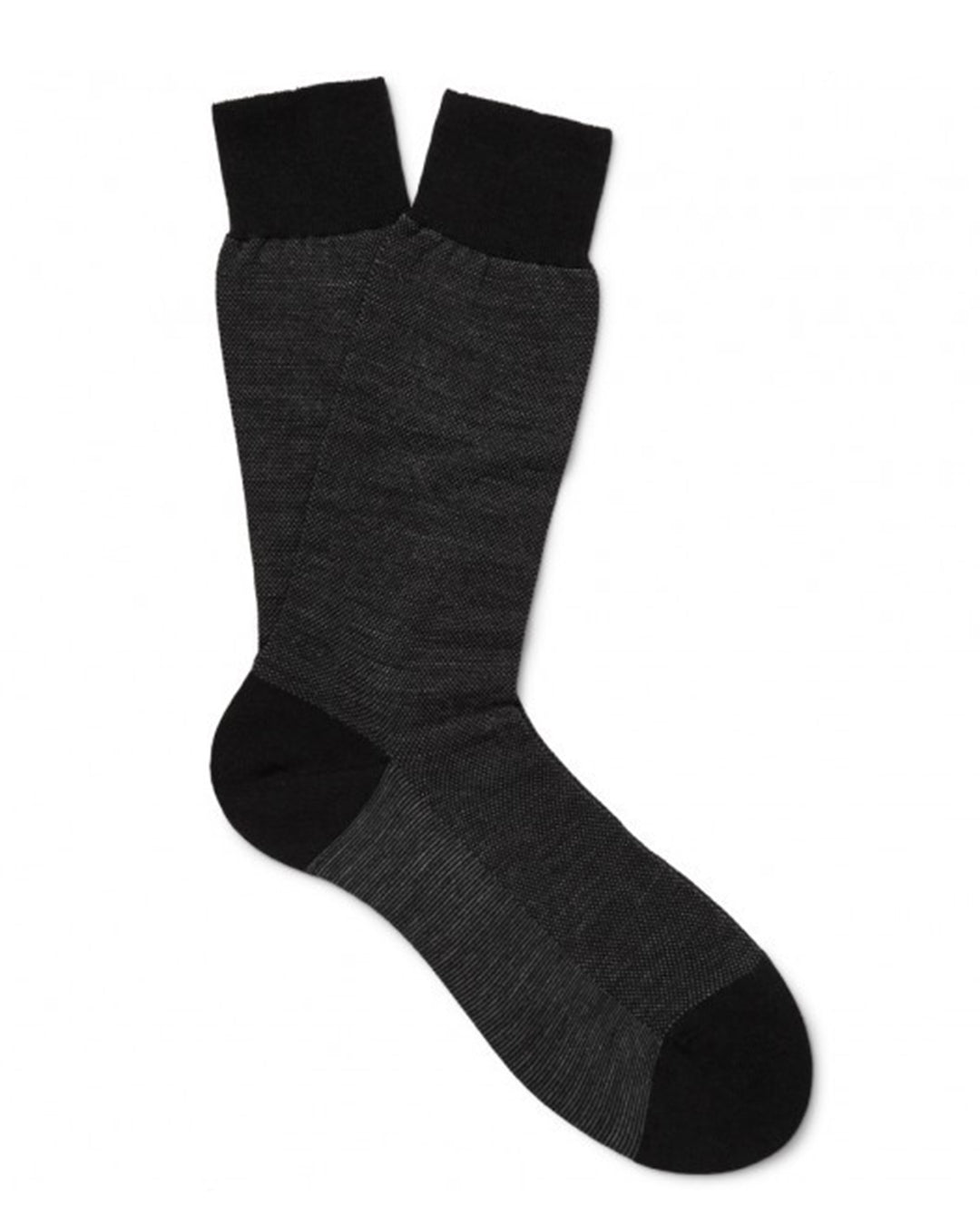 Pantherella BEAUMONT Merino Birdseye - Dark Grey - 2