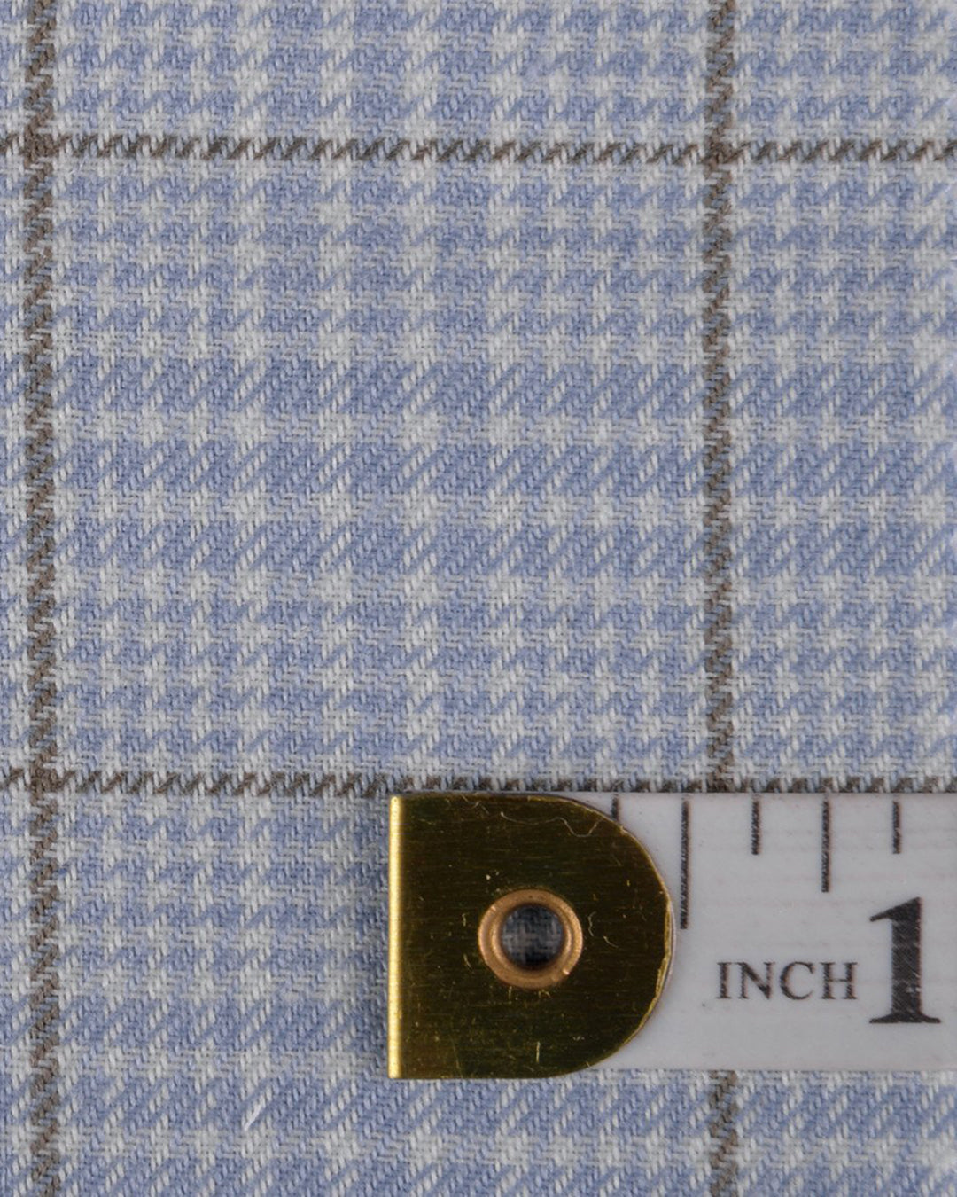 Cashmerello Alumo: Pastle Blue Olive Glen Checks - 4