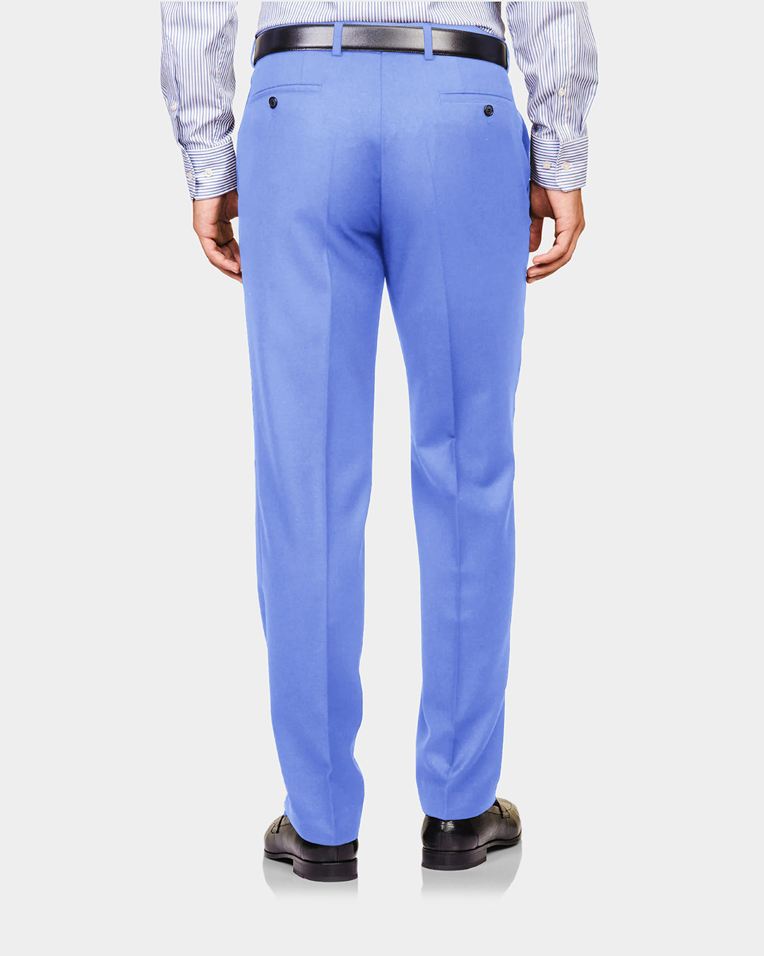 Light Cobalt Blue Twill Pants - 3