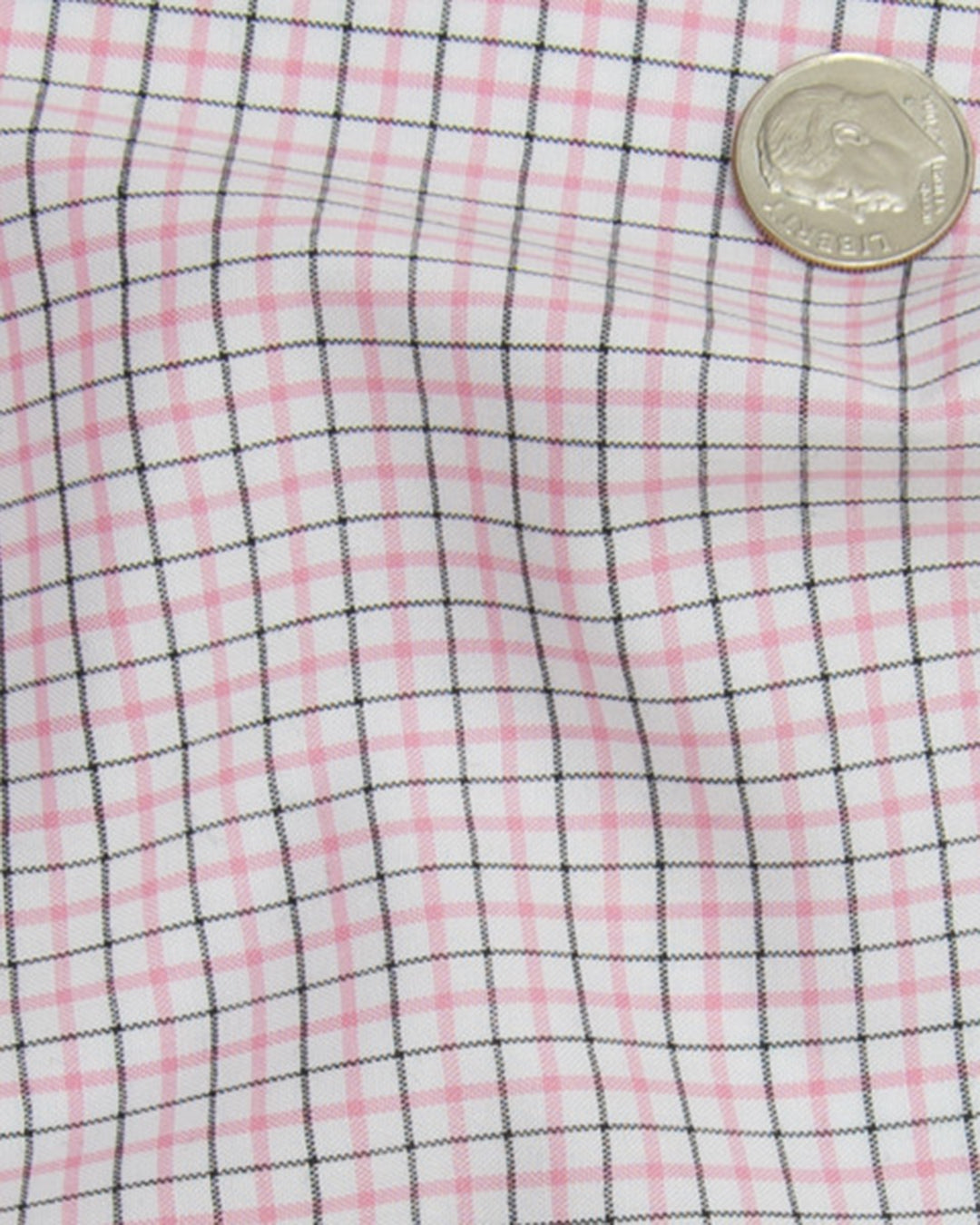 Pink Black Tattersall Checks on White - 5