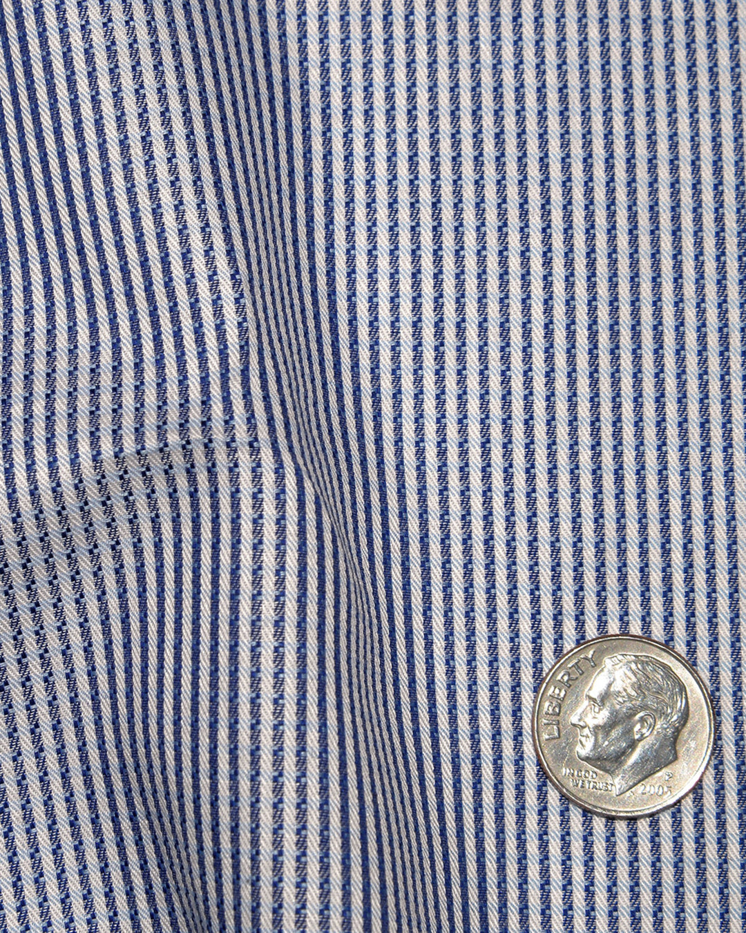 Albini: Dark Blue Dress Stripe - 4