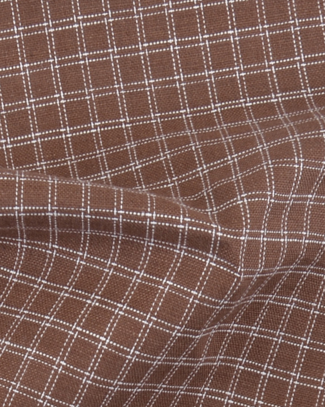 White Graph Checks On Brown - 4