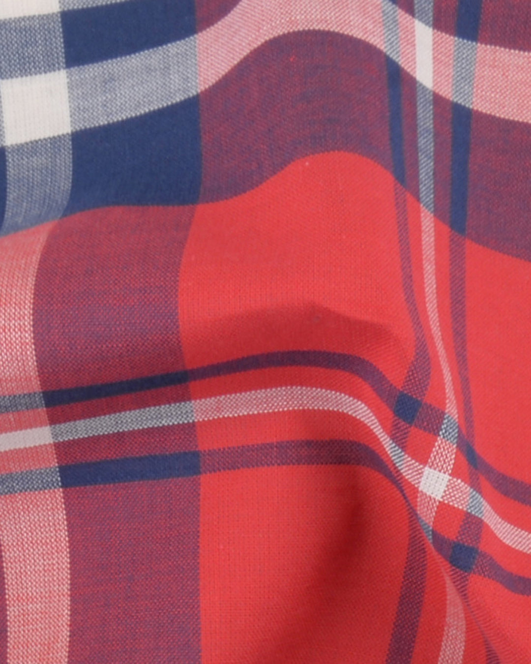 Classic Red Blue Madras Checks - 4