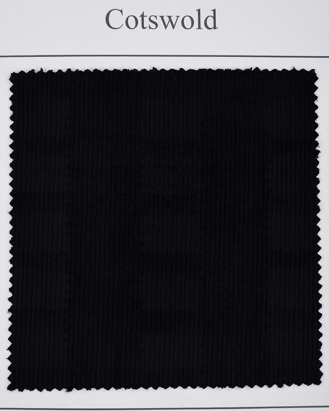 Brisbane Moss Black Needlecord - 3