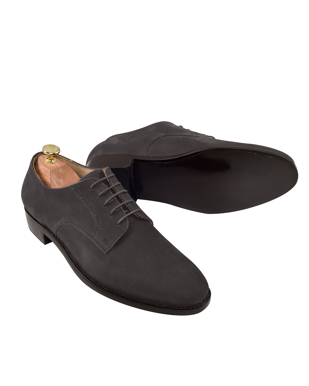 Nubuck Derby Black - 5