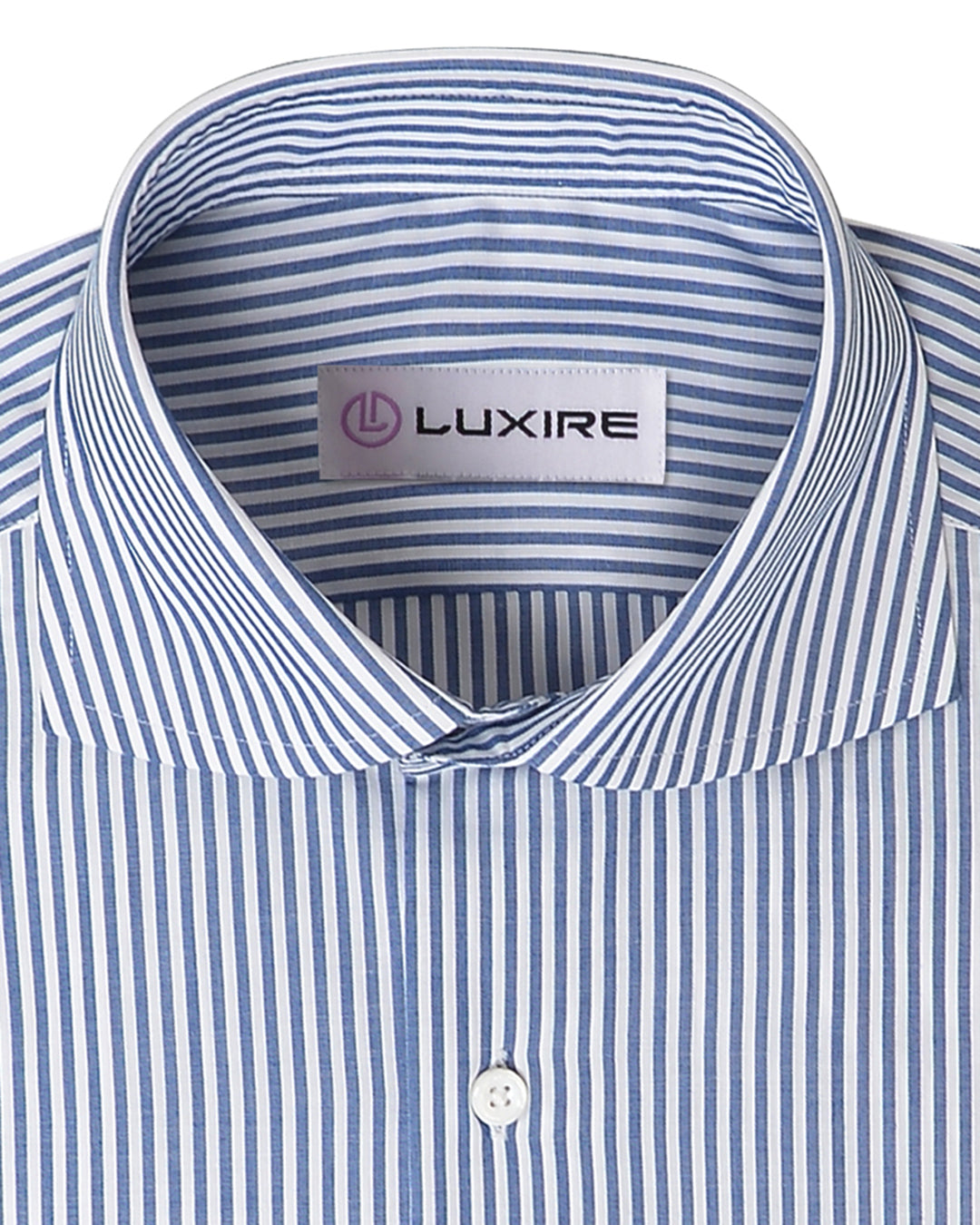 Blue Candy Stripes Dress Shirt - 2
