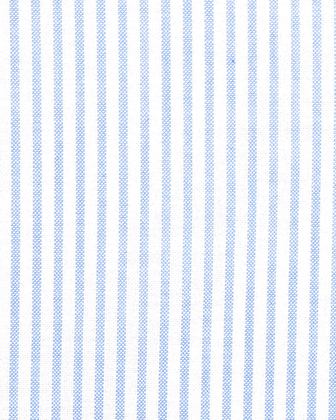 Blue Stripes On Textured White Shirt - 4