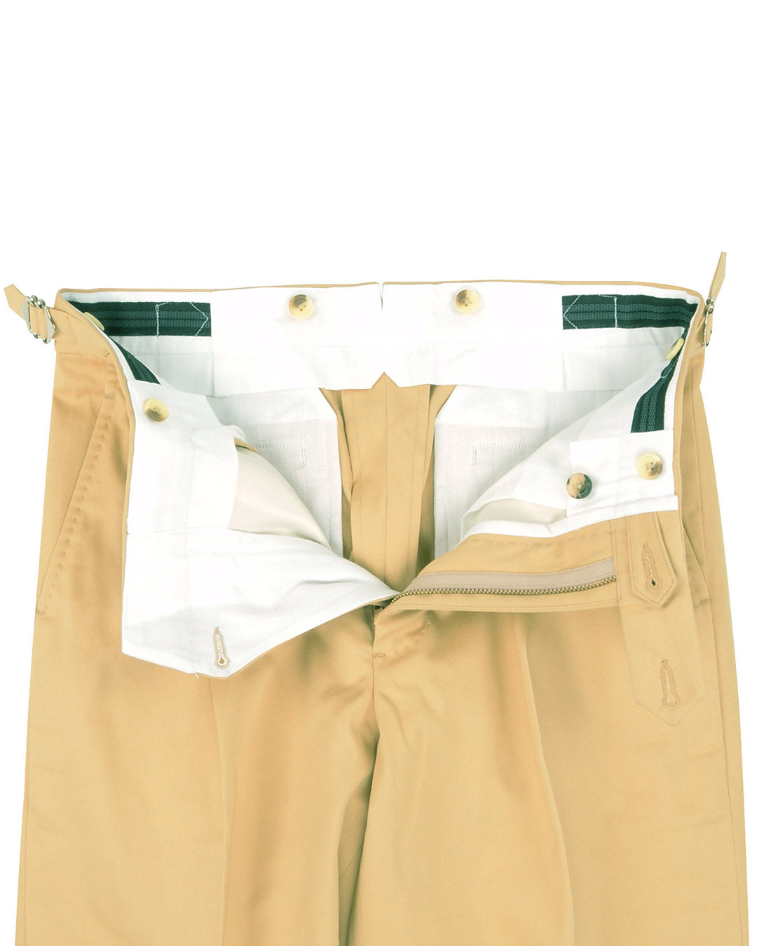 Brisbane Moss Beige Cream Twill - 4