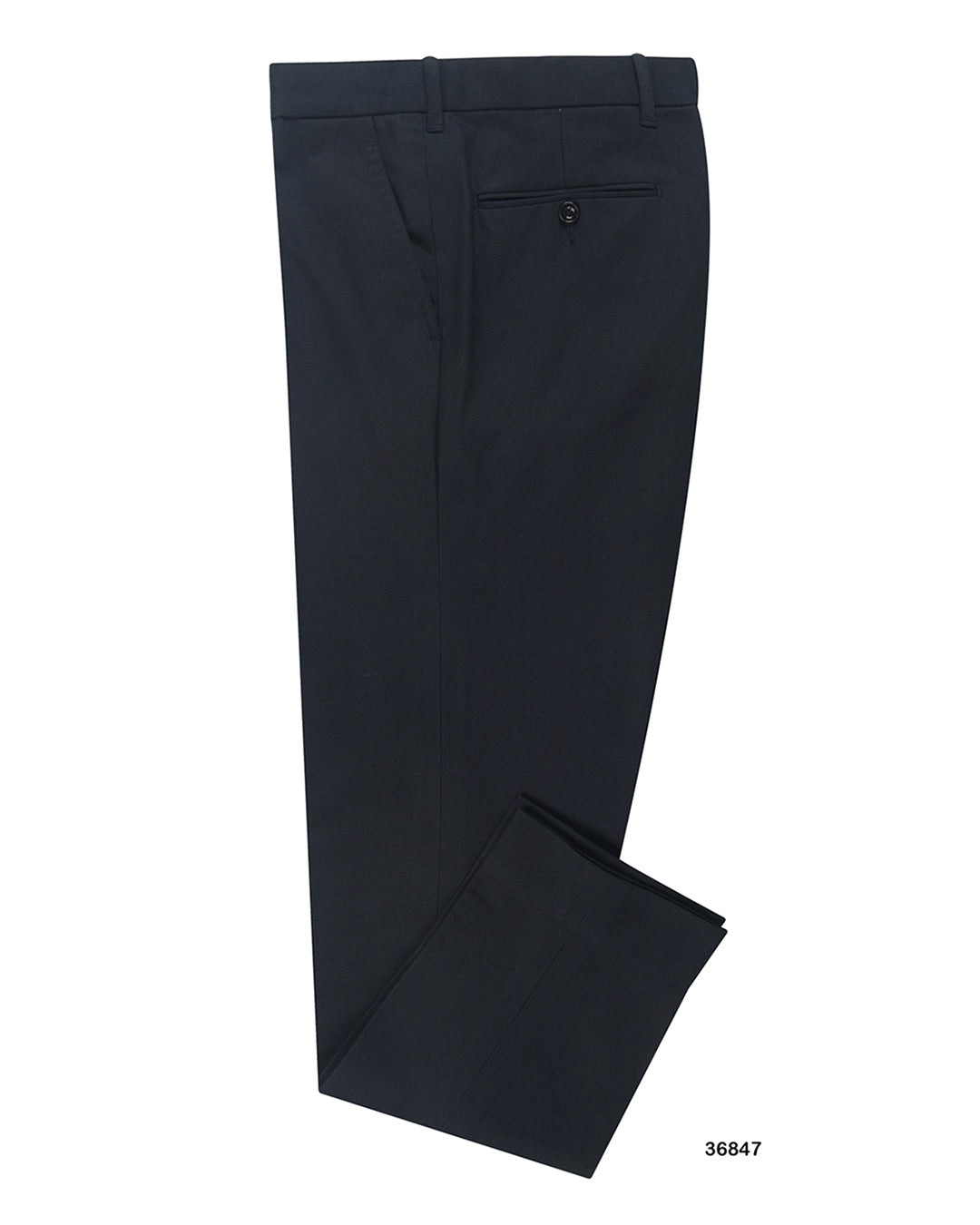 Brisbane Moss Navy Cotton Cavalry Twill - 1