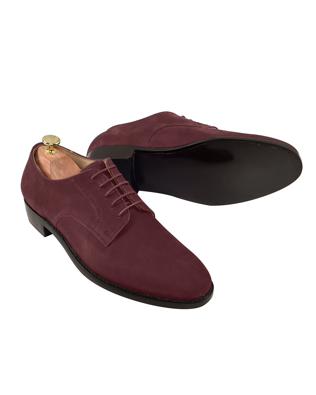 Nubuck Derby Burgundy - 4