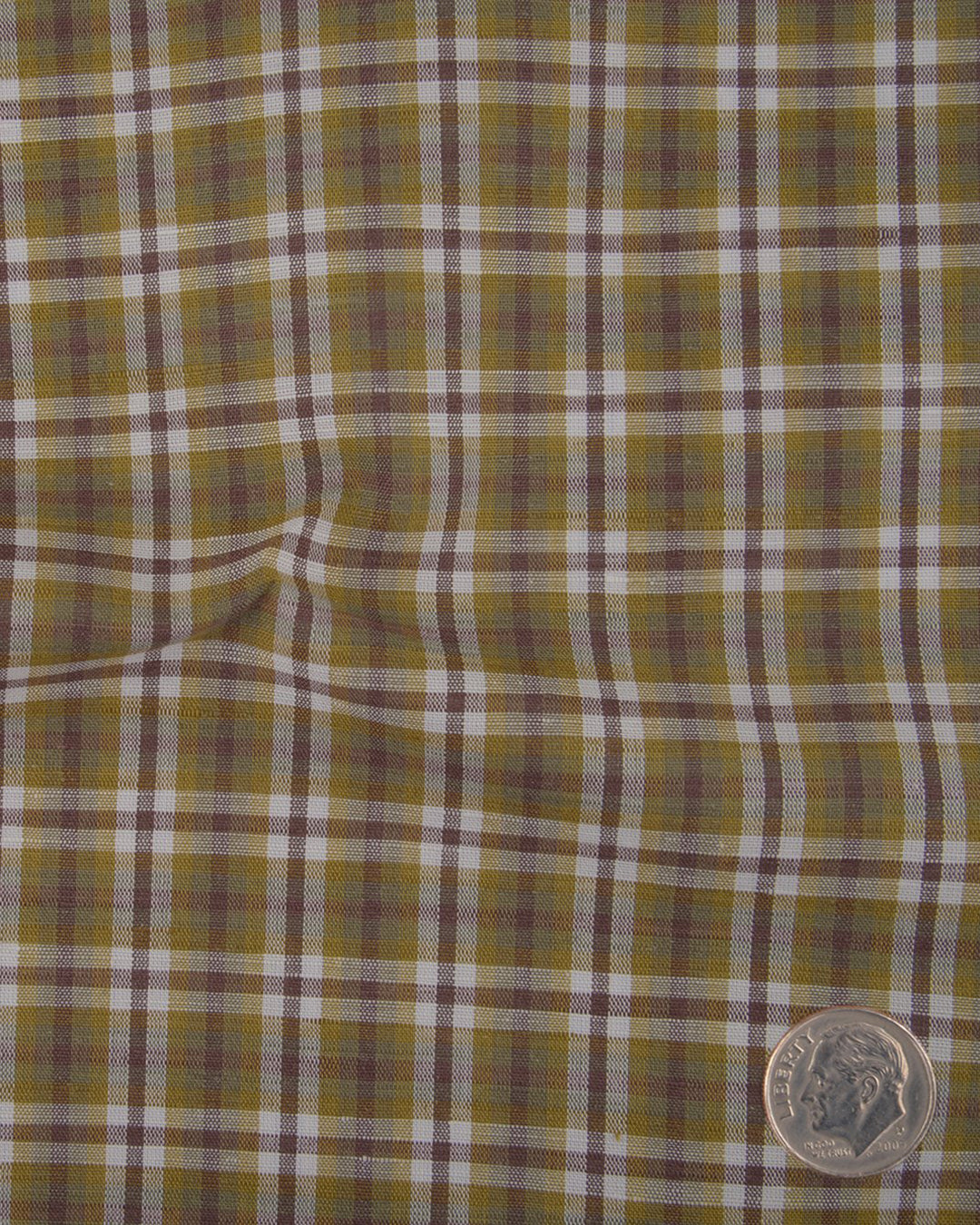 Brown White Crocodile Green Madras Checks - 4