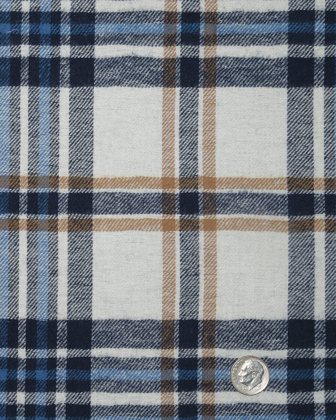 Blue &White Tartan Checks Work Shirt - 5