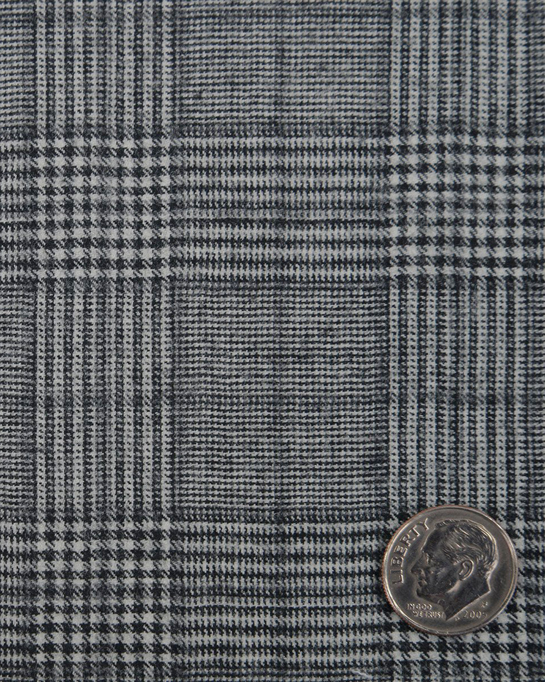 Drapers Black and White Glen Plaid Checks High Rise Double Tab Pant - 11