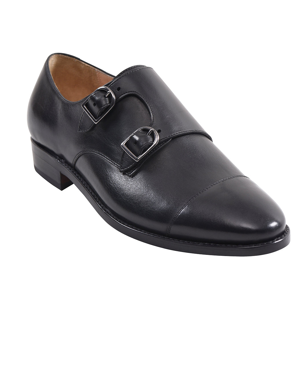 Double Monk Strap Black - 1