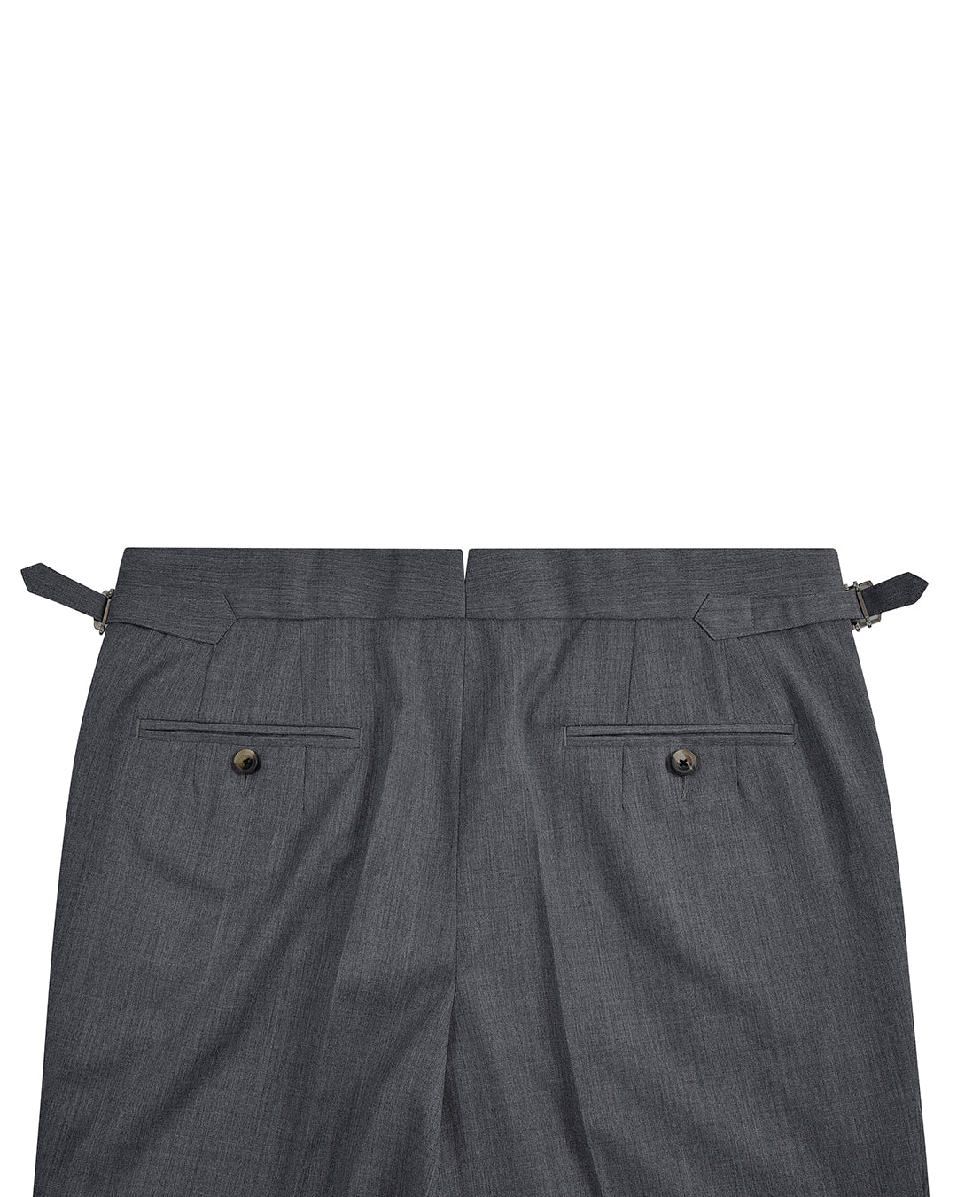 Mid Grey Wool Dress Pant - 4