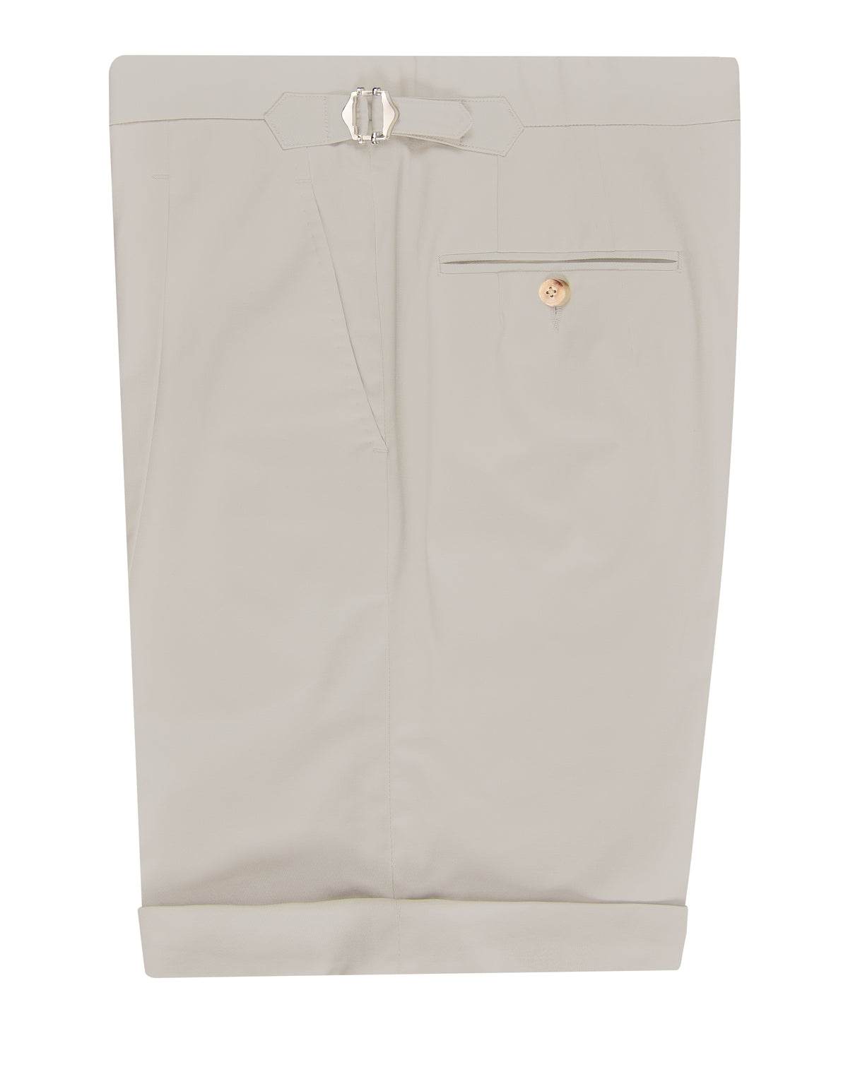 Ivory Twill Shorts - 1
