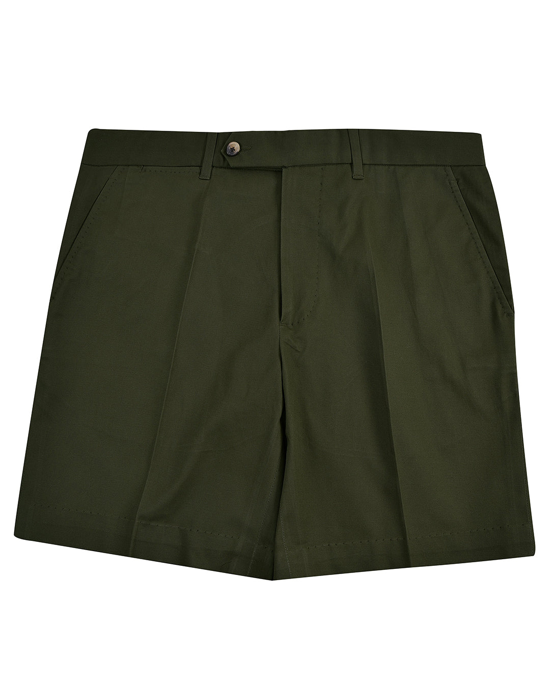 Genoa Chino: Olive Green Shorts - 2