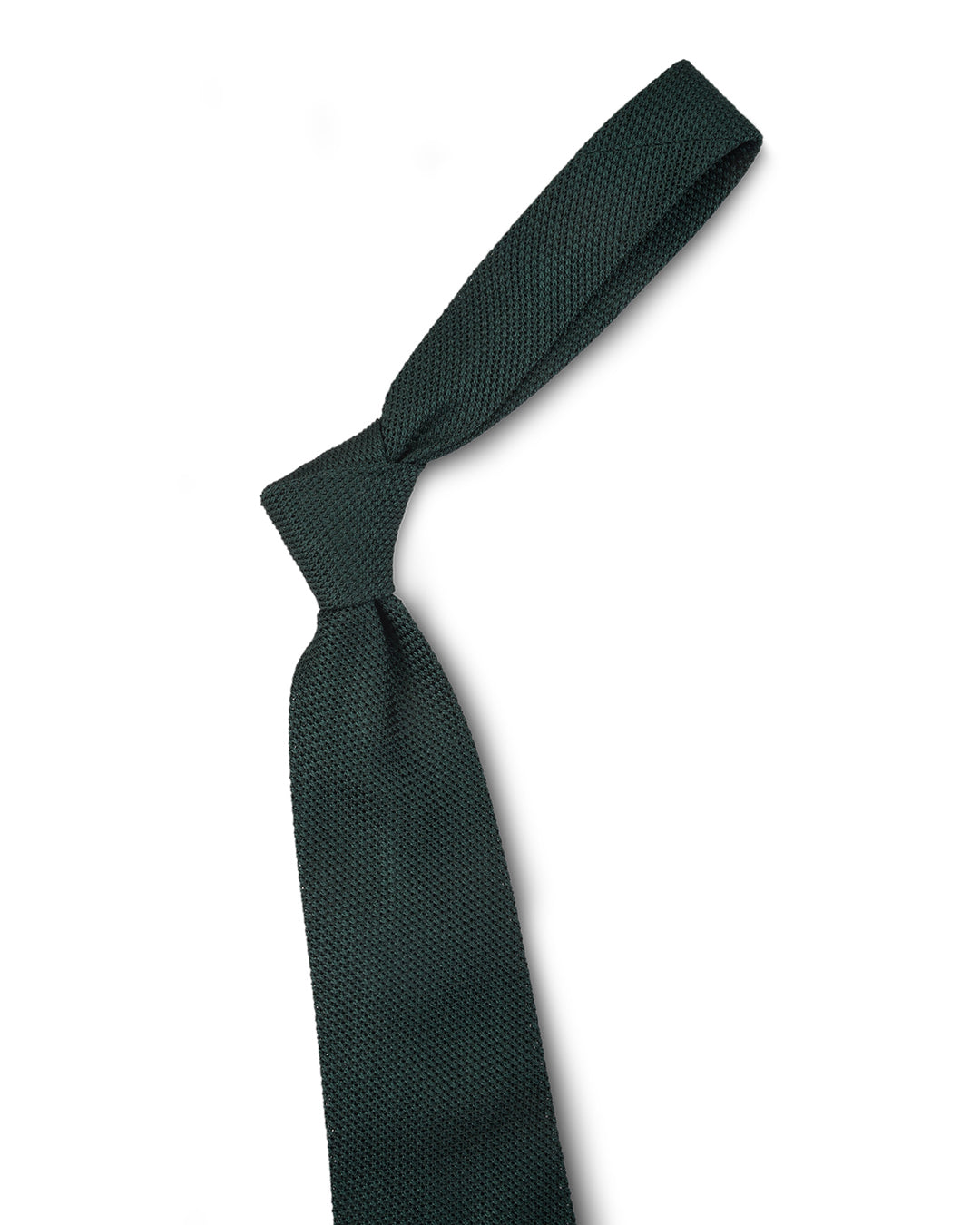 Grenadine Garza Fine Dark Green Tie - 3