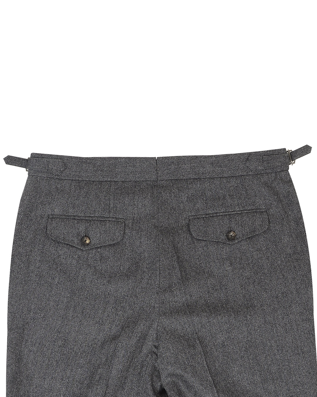 EThomas Charcoal Grey Harringbone - 4