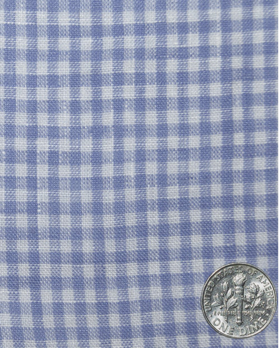 Linen:Blue Mini Gingham Shirt - 4