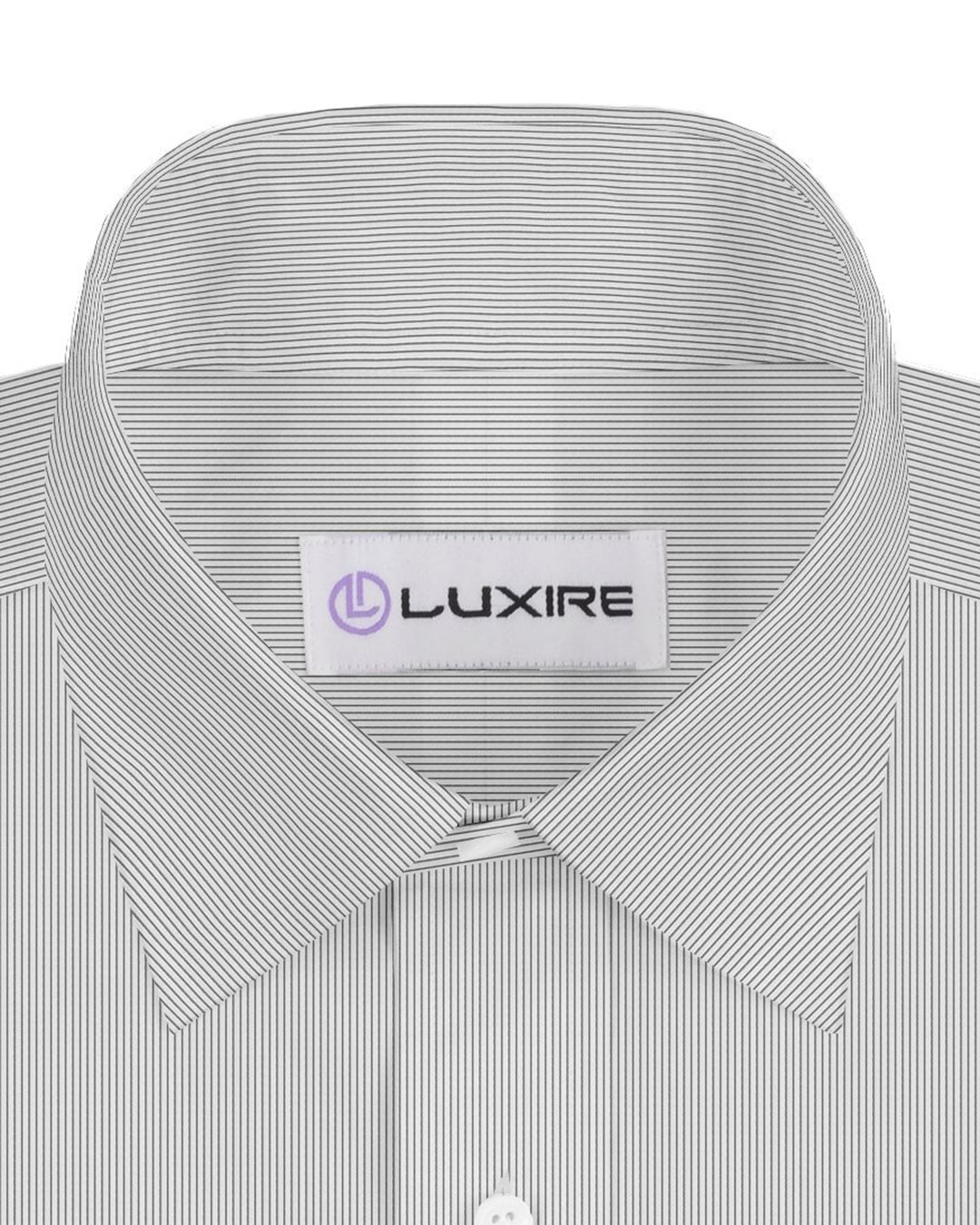 Black Pin Stripes on White - 2