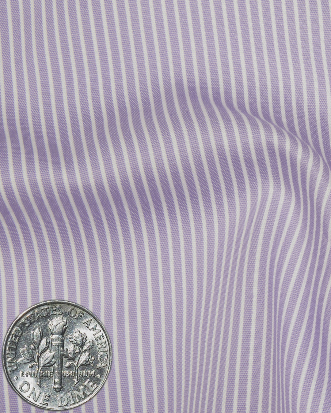 White Pin Stripes On Purple - 4