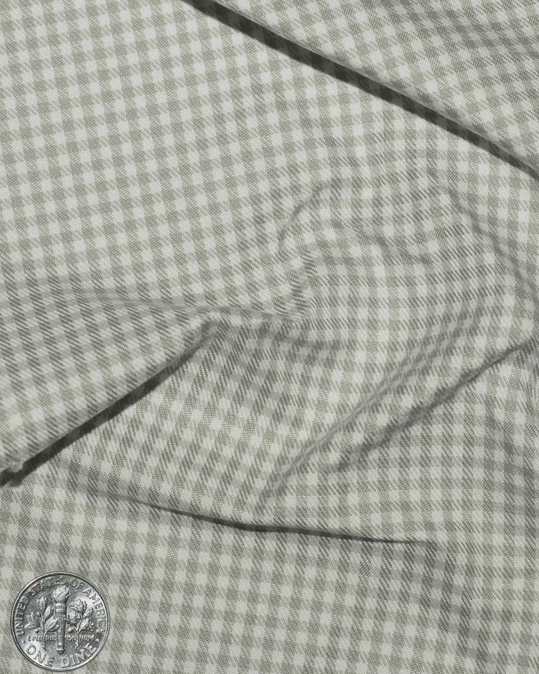 Monti Grey Micro Gingham Twill - 4
