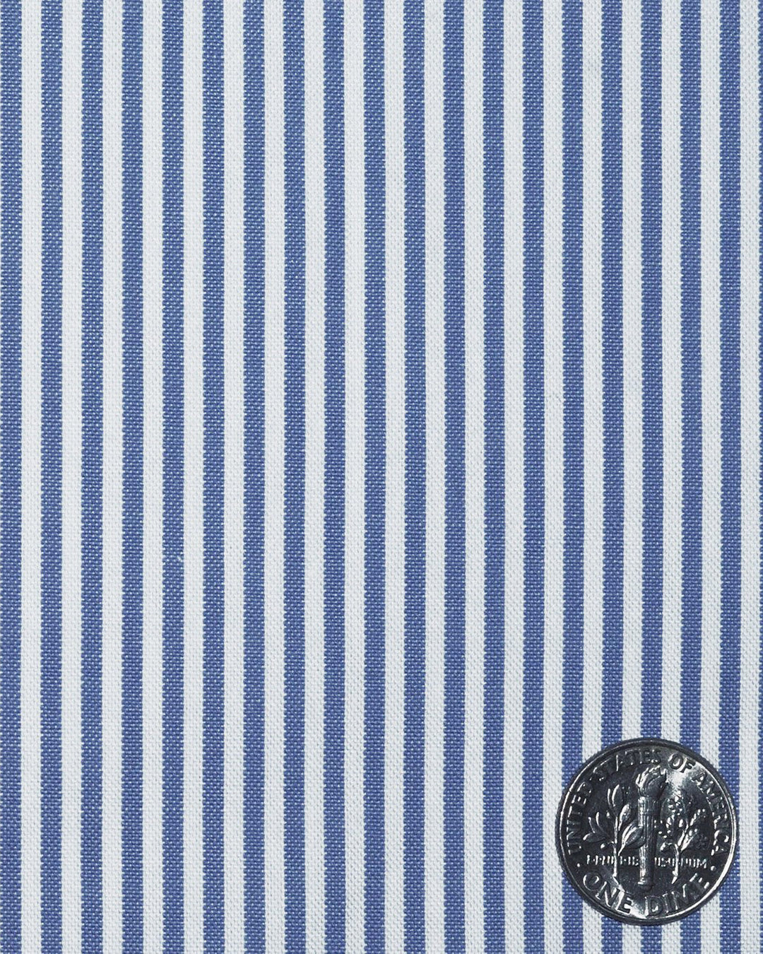 Blue White Dress Stripes - 4