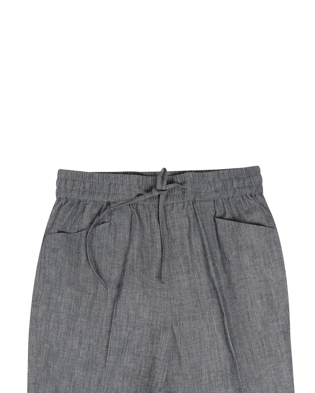 Indigo Stretchable Denim Chambrey - 2