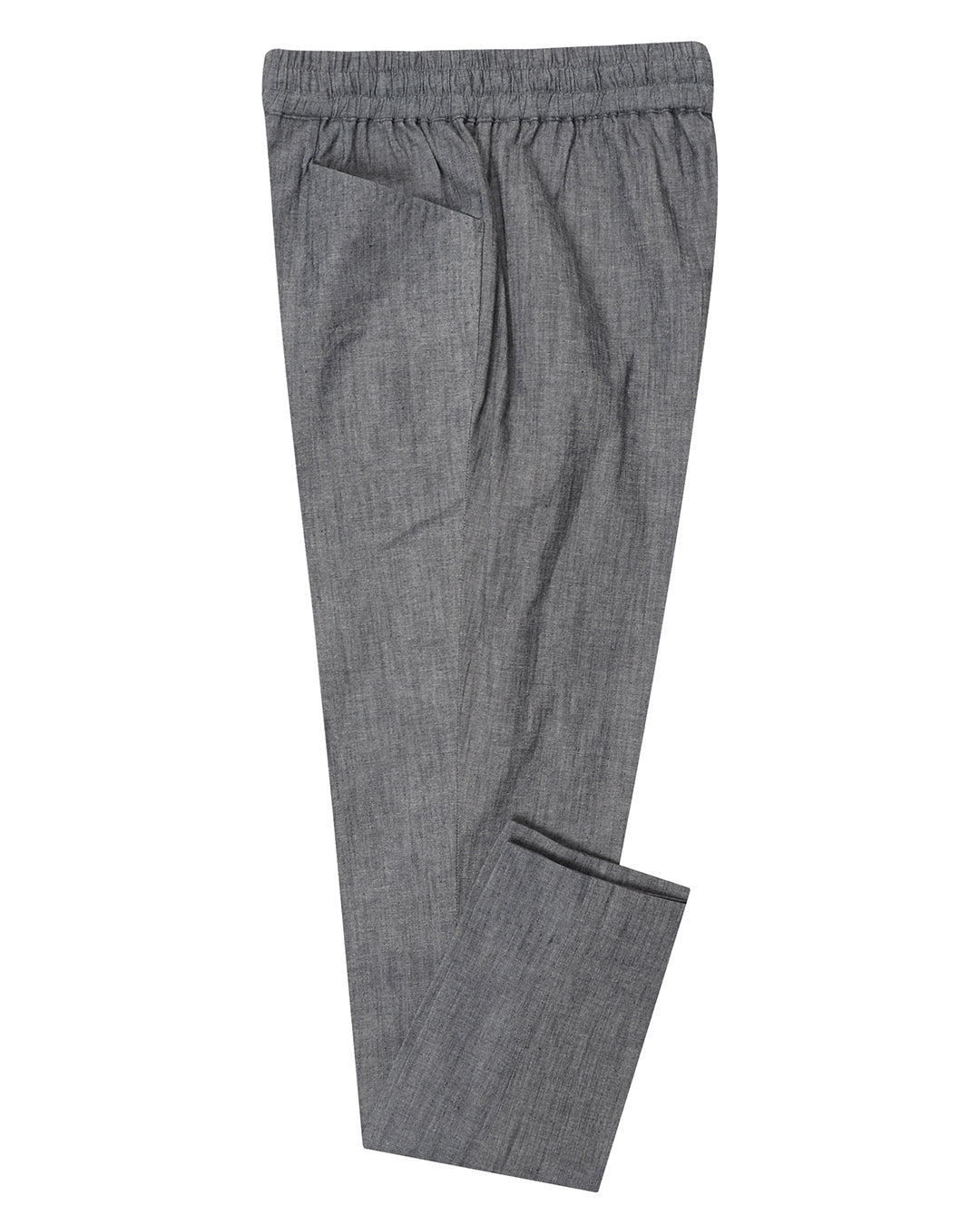 Indigo Stretchable Denim Chambrey - 1