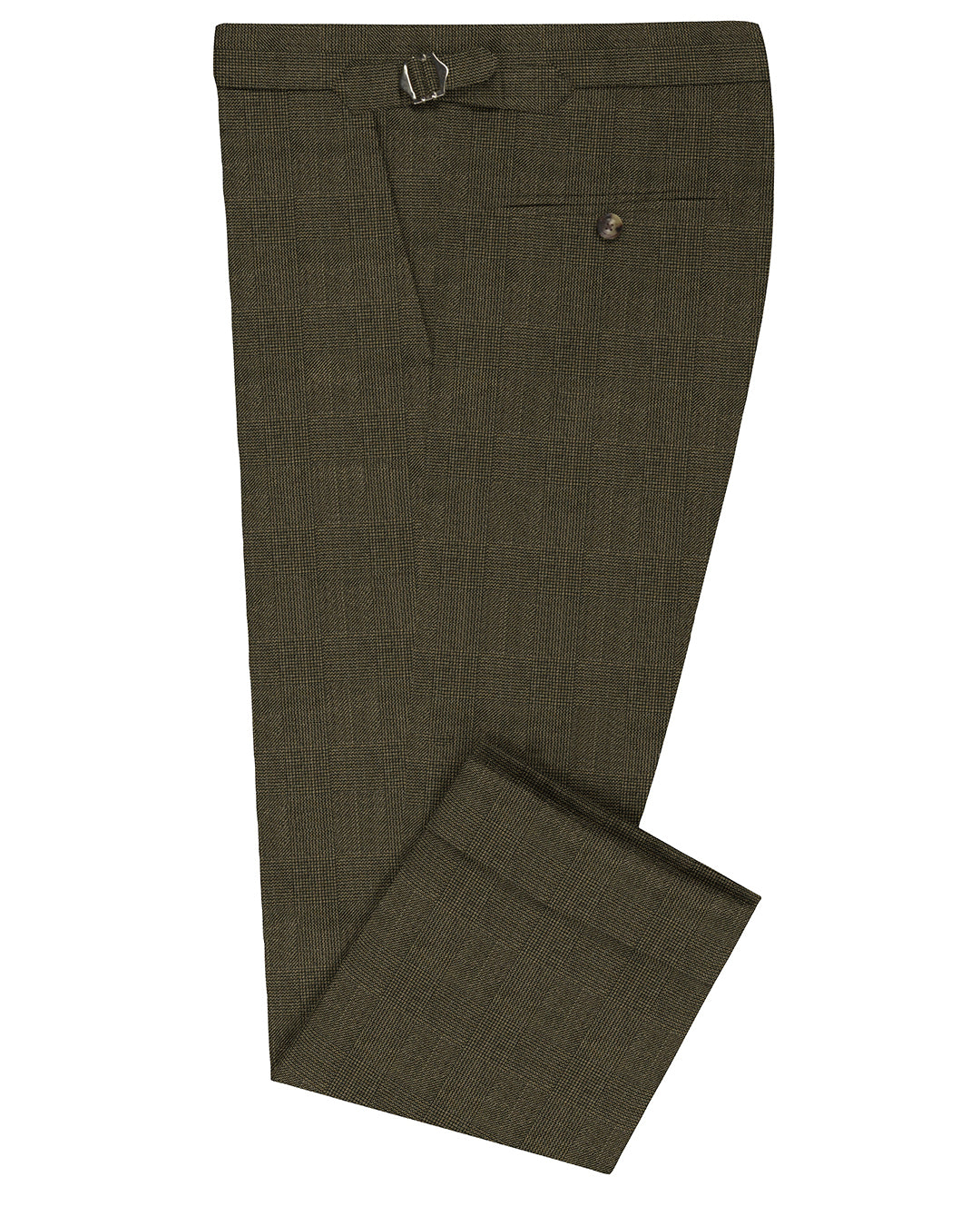 Loro Piana: Yellowish Glen Checks - 1