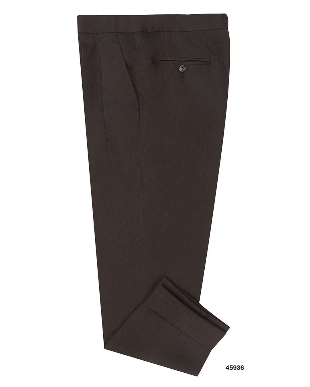 Choco Brown Plain Chino - 1