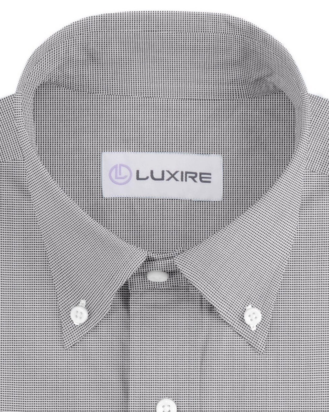 Luxire Presto: Monti Black & White Nailhead Checks - 2