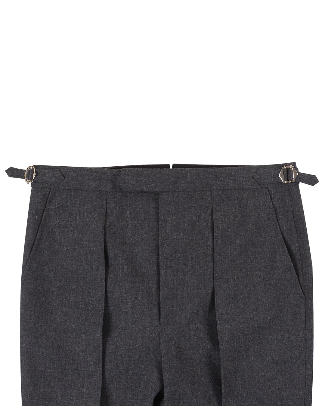 Minnis Fresco-Mid Grey Plain - 2