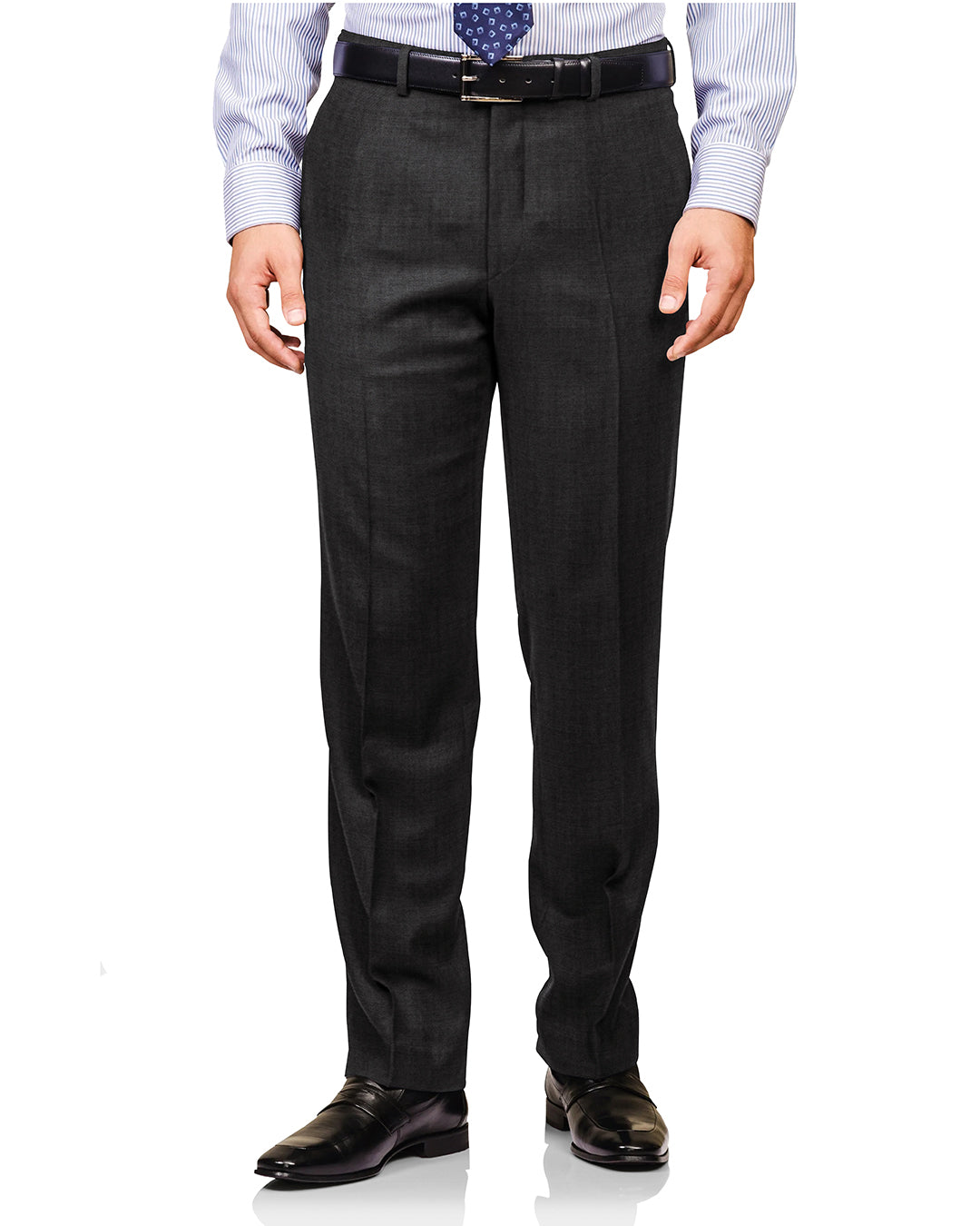 Minnis Fresco-Grey & Black Plain - 2