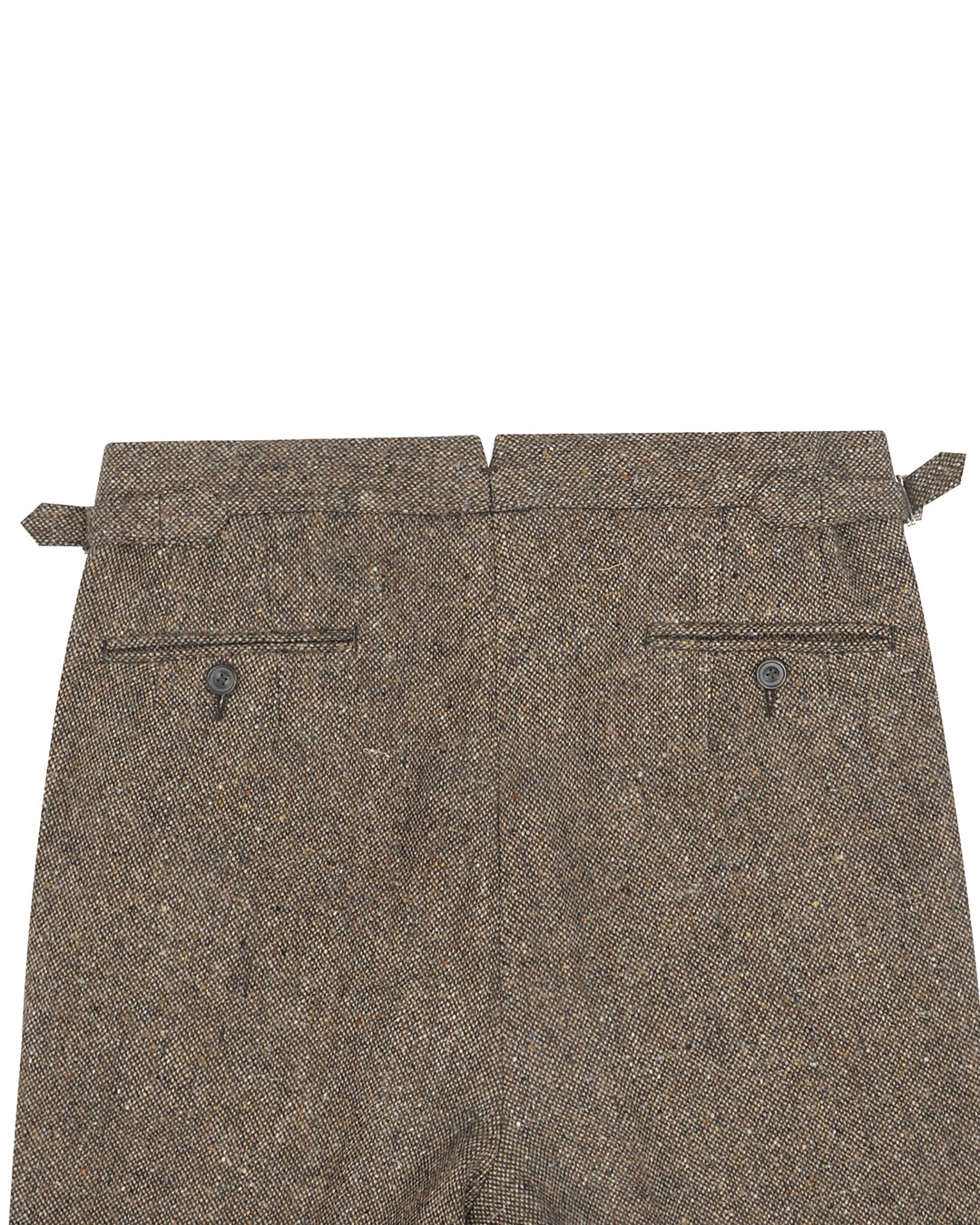 Molloy Plain Donegal Tweed Pants - Fawn - 4