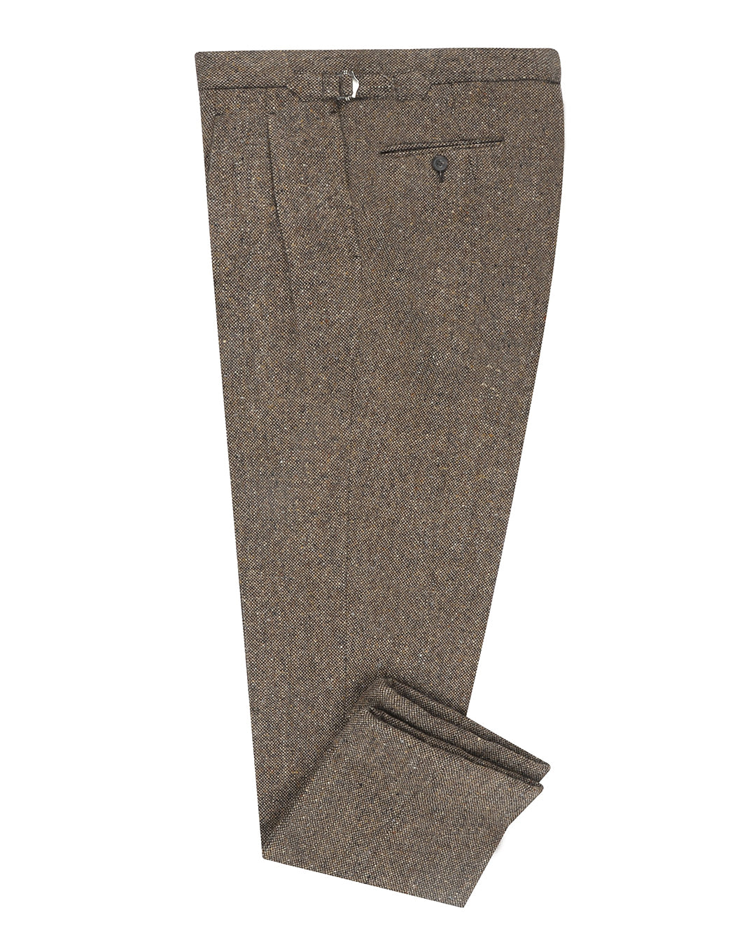 Molloy Plain Donegal Tweed Pants - Fawn - 1
