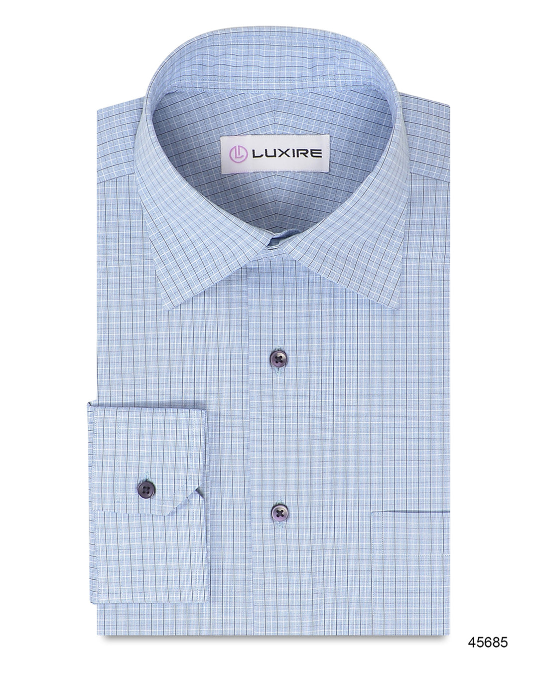 Monti Blue Graph Mini Checks - 1