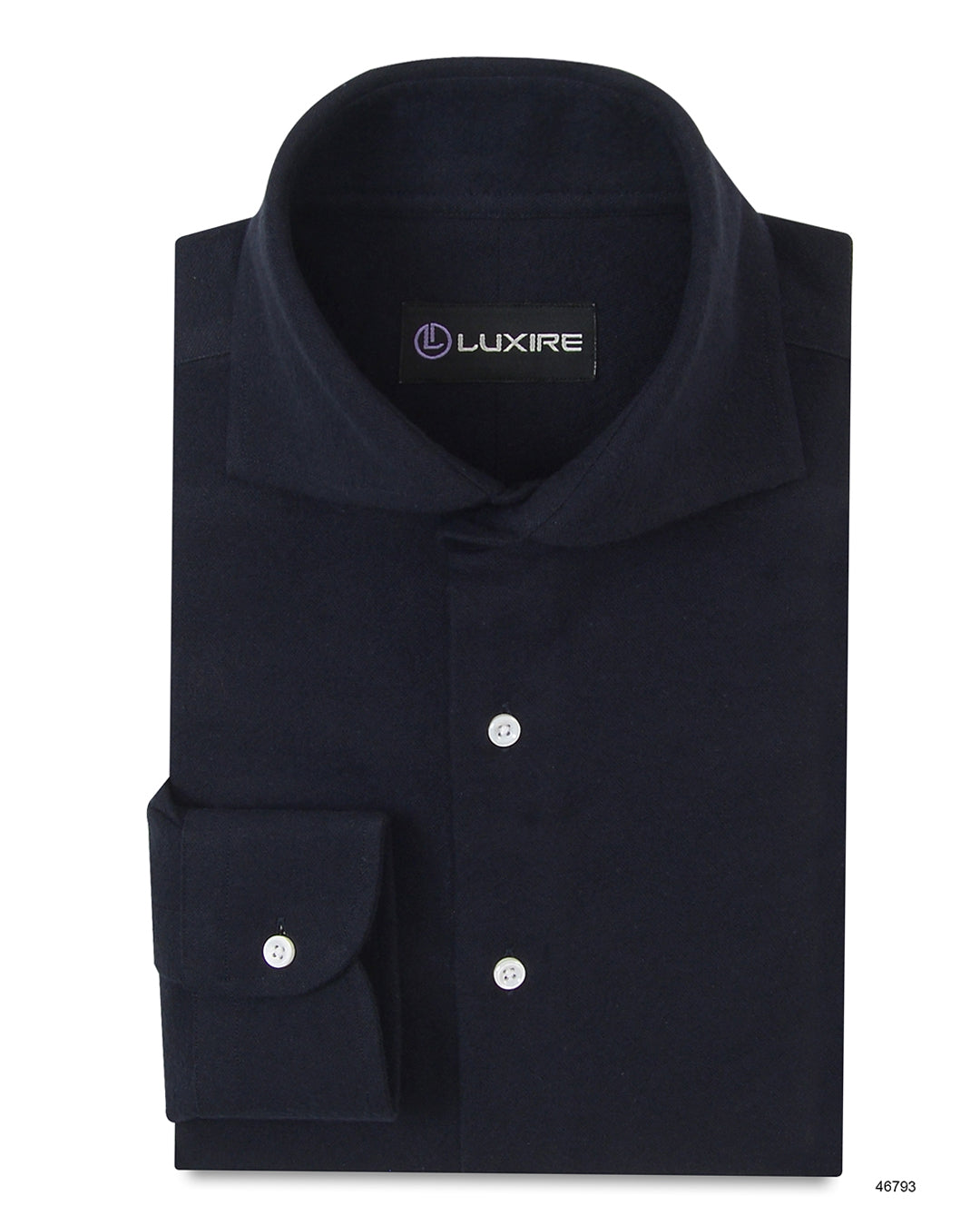 Navy Blue Flannel - 1