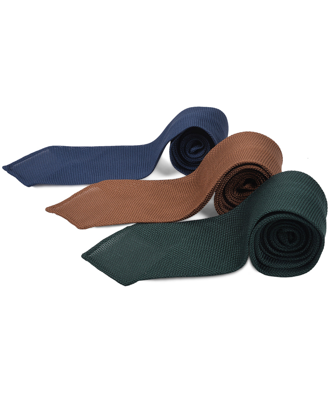 Grenadine Garza Fine Navy-Blue Tie - 3