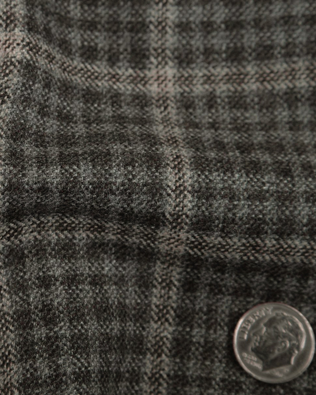 Loro Piana Brown and Grey Tweed Overchecks Pants - 3