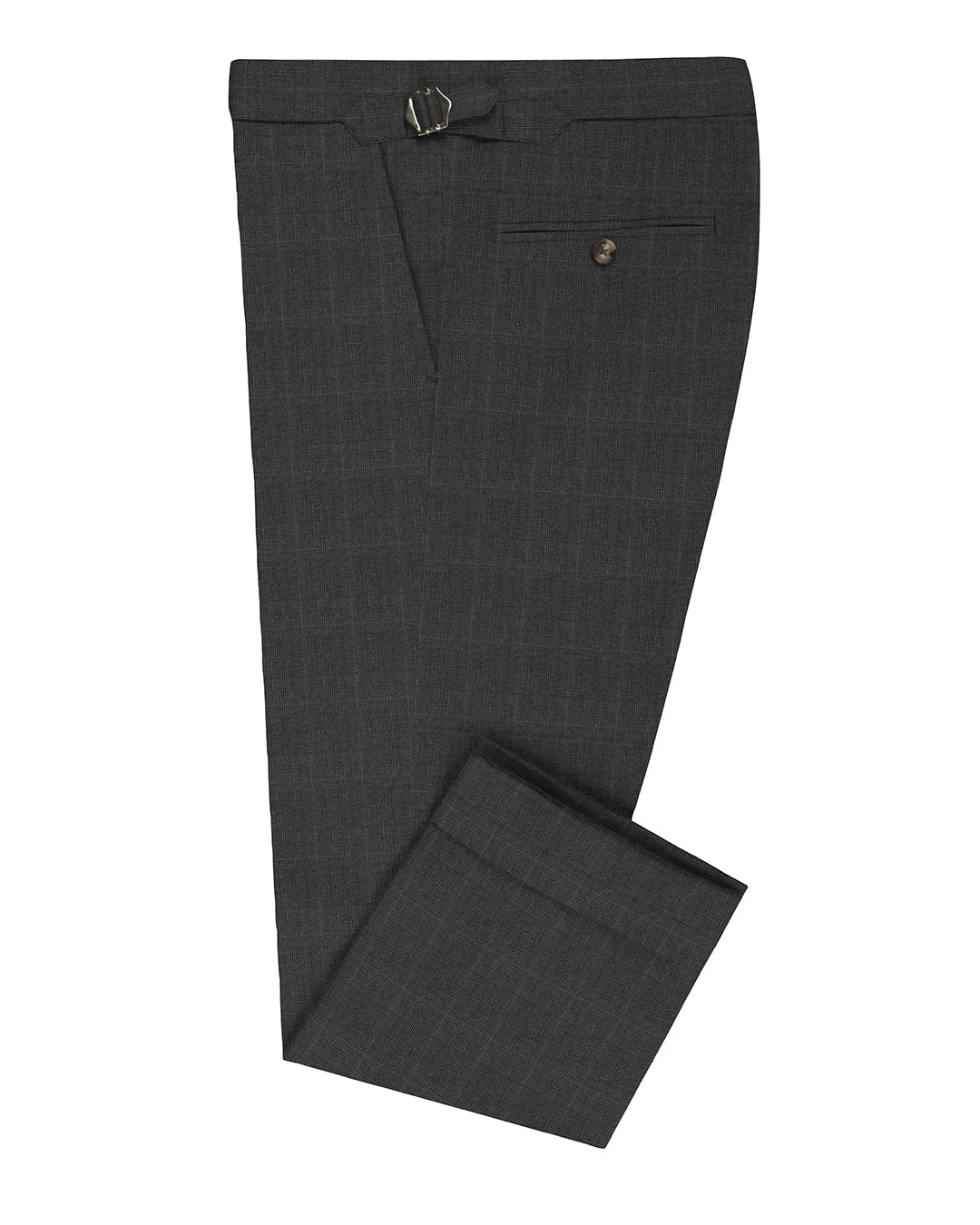 Loro Piana: Dark Grey Glen Checks - 1