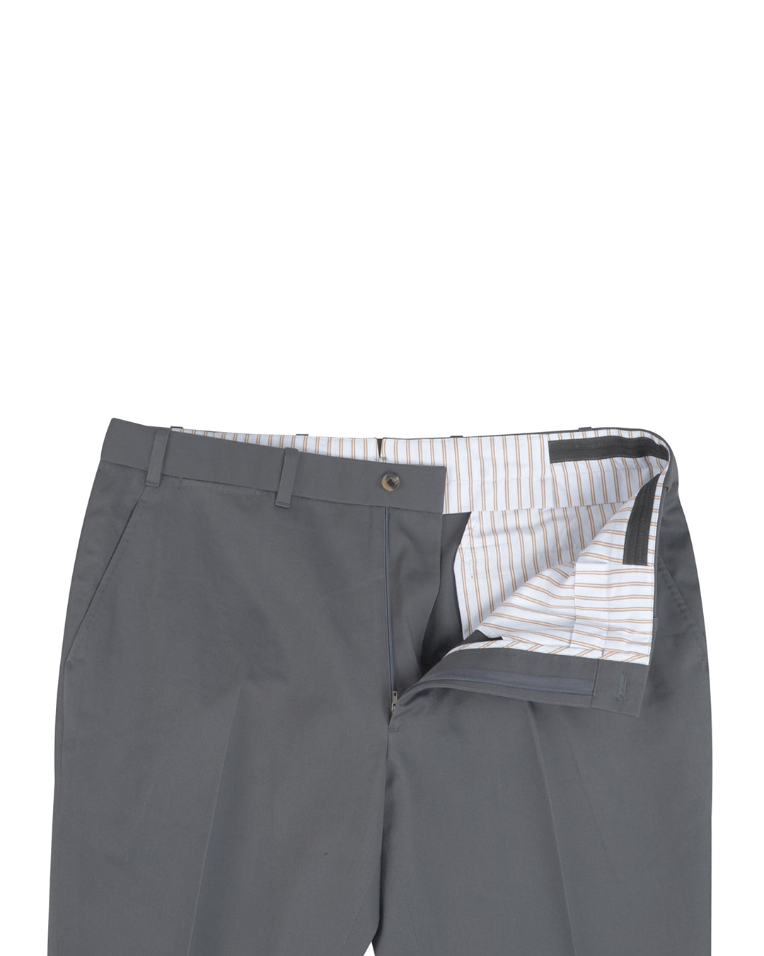 Steel Grey Twill Chino - 3