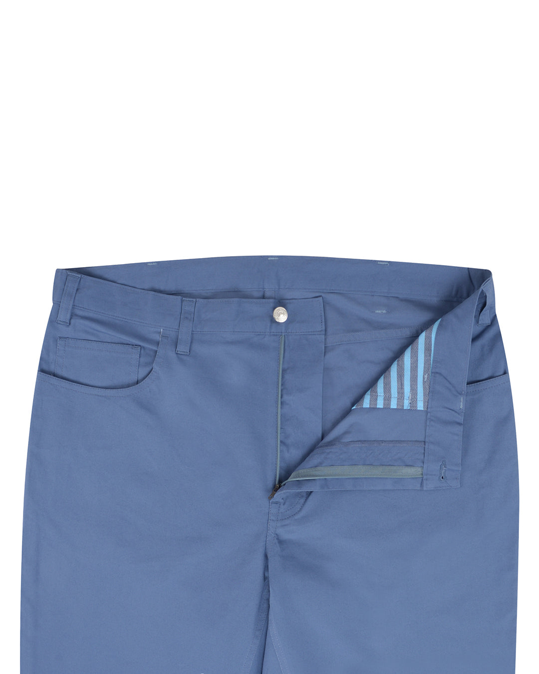 Steel Blue Twill Chino - 3